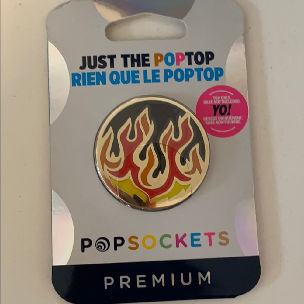 Flames pop top
